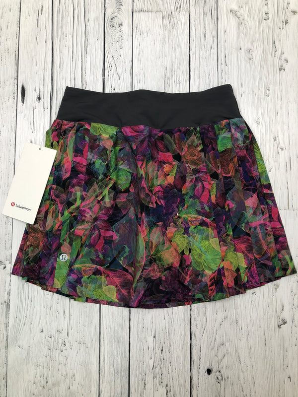 lululemon green purple patterned skirt - Hers XS/2