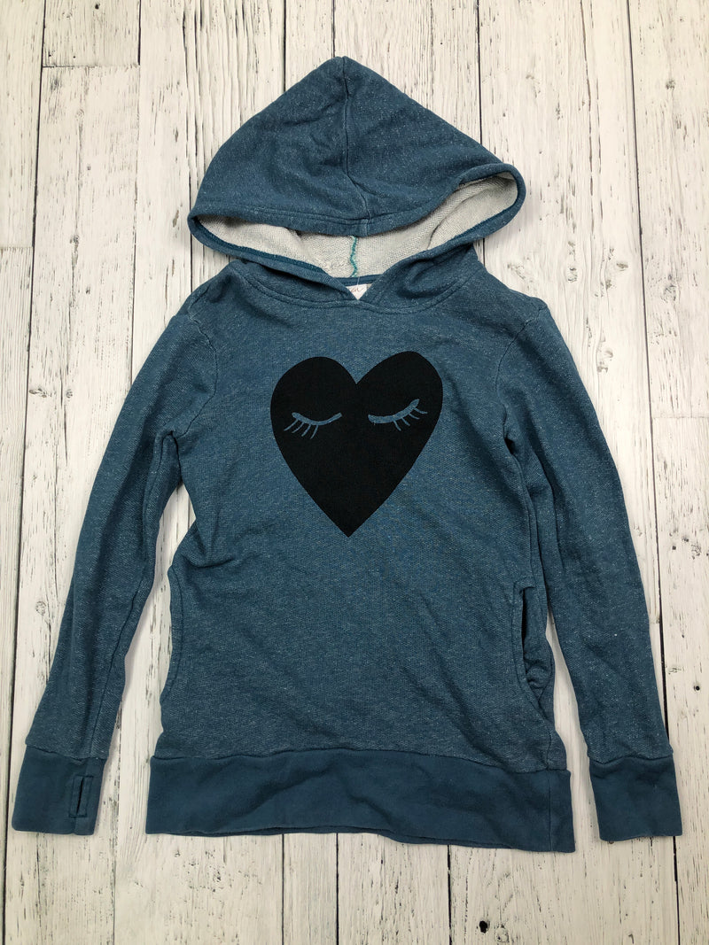 Tea blue graphic hoodie - Girls 7