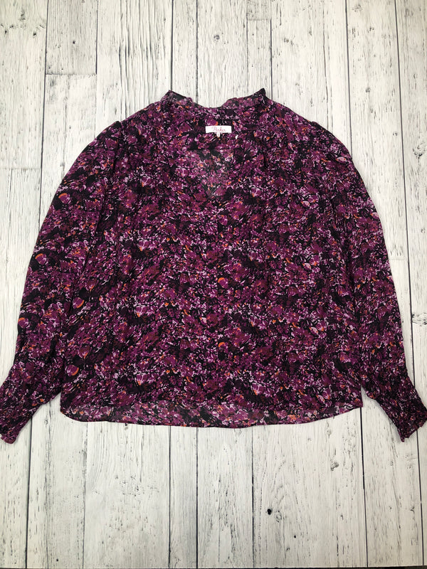 Parker purple patterned shirt - Hers M