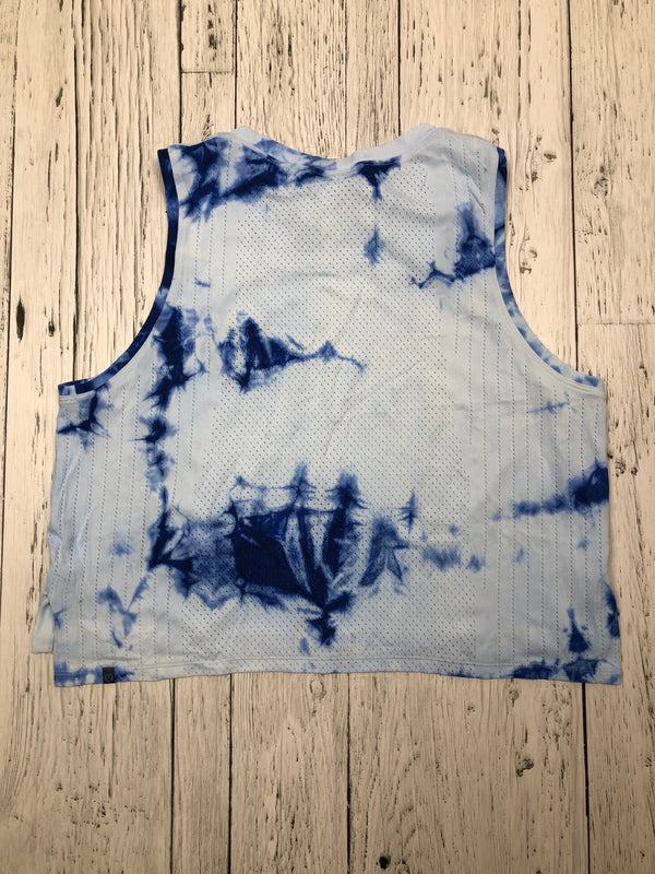 lululemon blue patterned tank top - Hers M