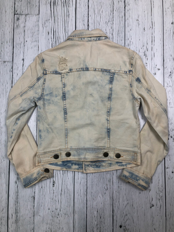 Free people yellow blue jean jacket - Hers S/4