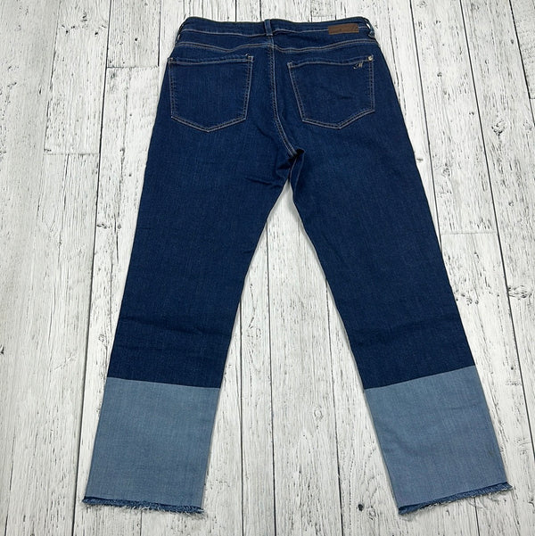 Mavi Two-Tone Denim High Rise Jeans - Hers M/29