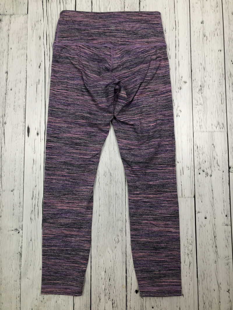 lululemon purple patterned leggings - Hers S/6