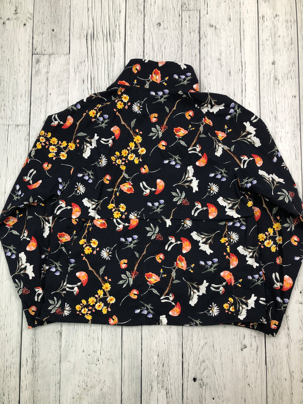 The North Face black floral jacket - Hers M