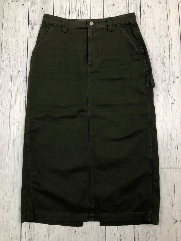 Tna Aritzia green denim skirt - Hers S/6