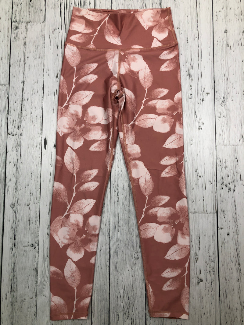 Aerie pink patterned leggings - Hers S