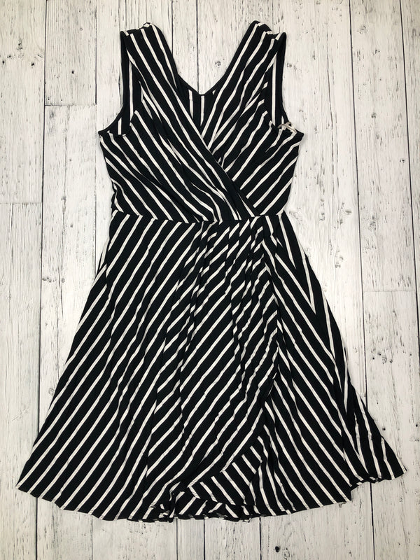 Tommy Bahama black white striped dress - Hers M