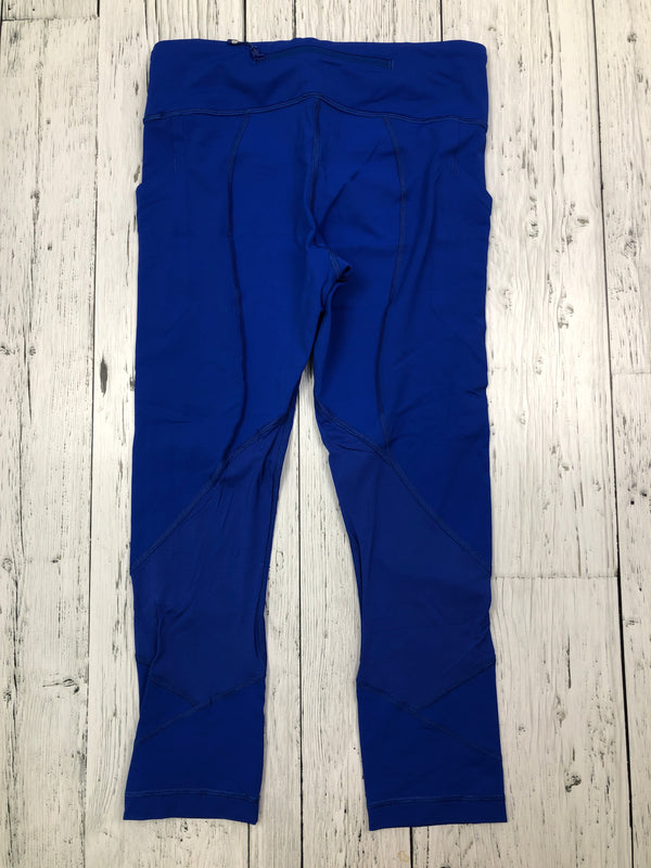 lululemon blue capris - Hers S/6