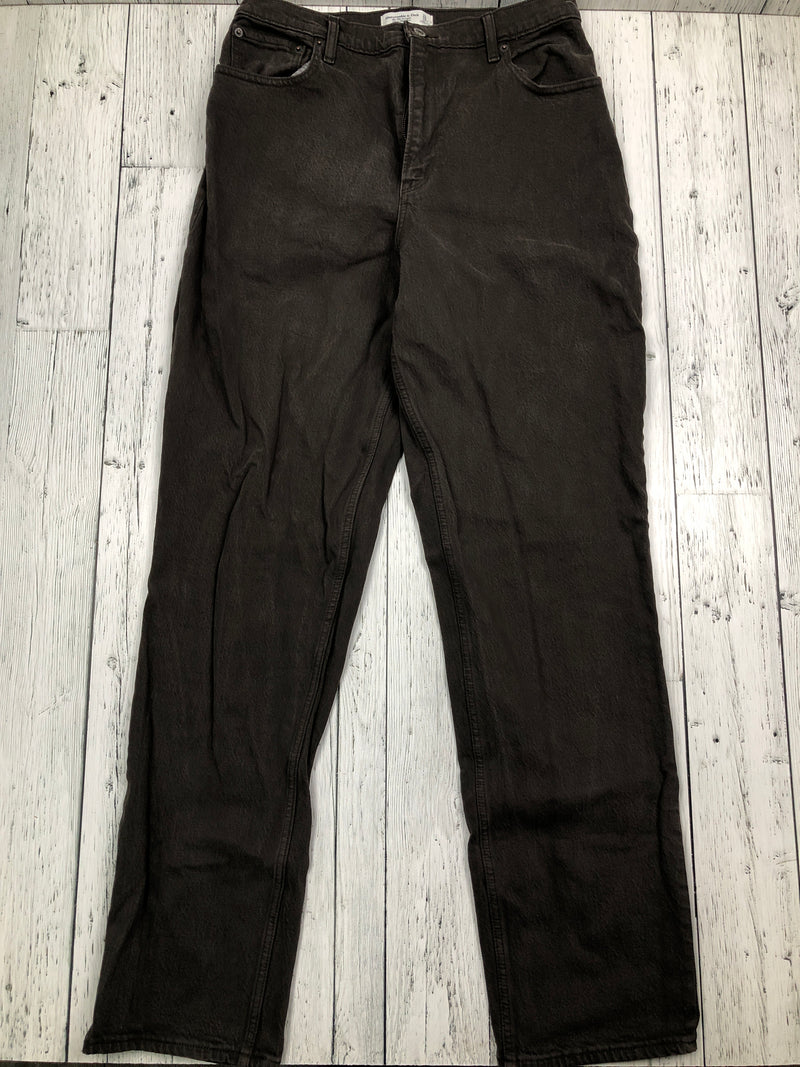 Abercrombie&Fitch brown 90s straight ultra high rise jean - Hers L/12