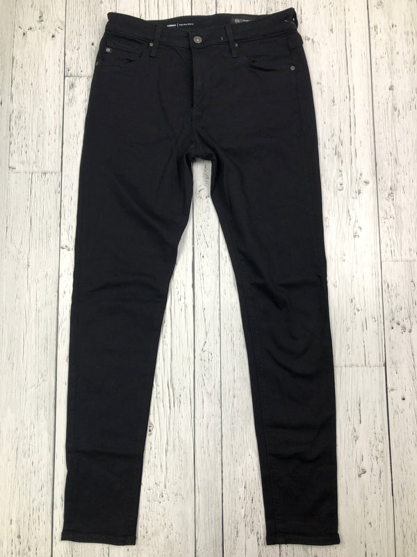 AG high rise skinny black jeans - Hers S/28