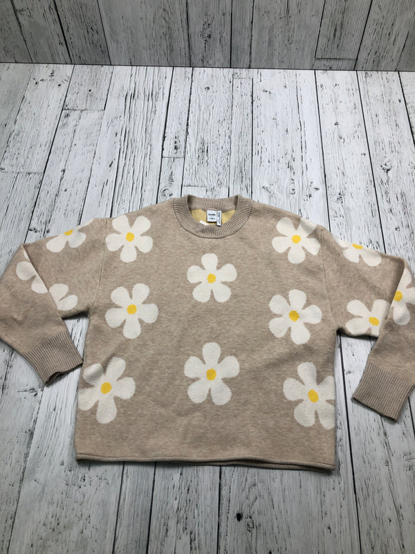 Twik Par Simons beige daisy sweater - Hers XS