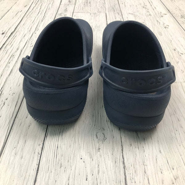 Crocs Navy Shoes - Hers 9/His 7