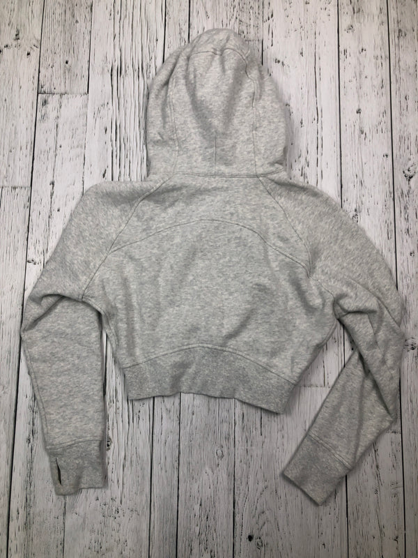 lululemon grey zip up hoodie