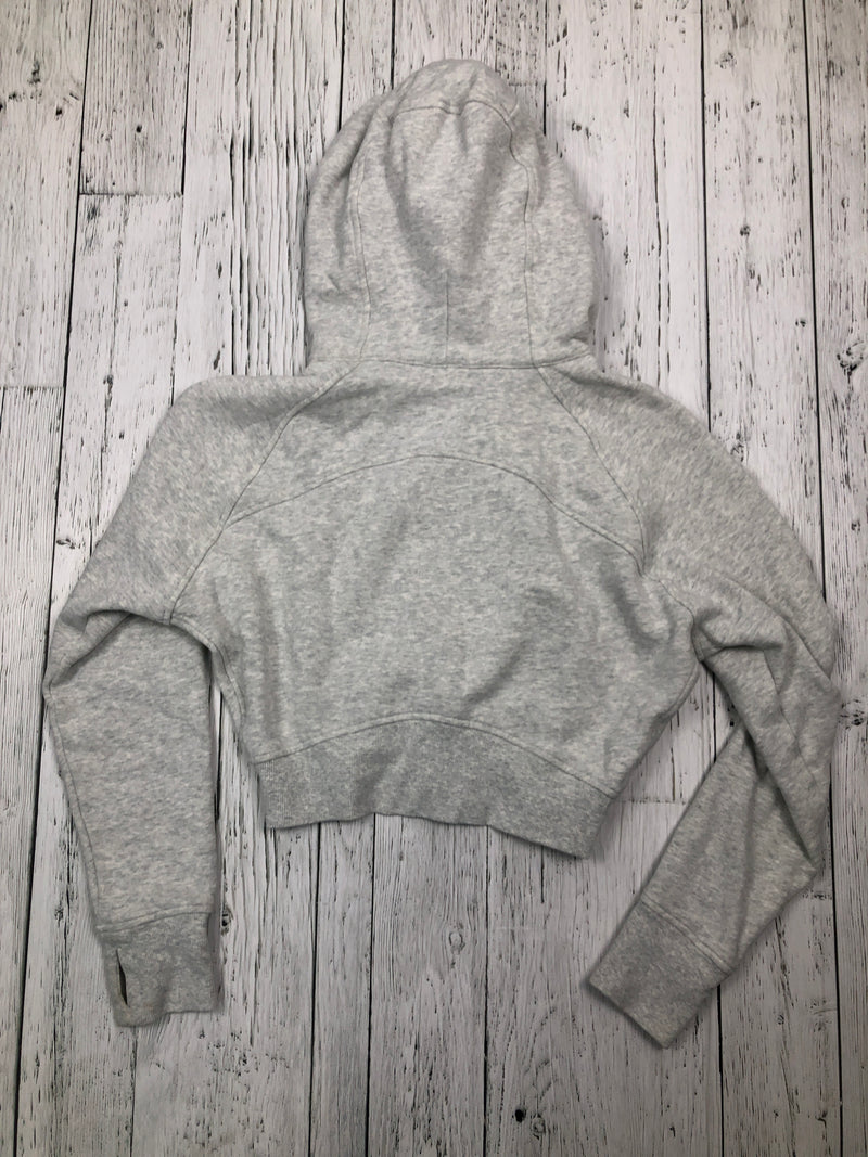 lululemon grey zip up hoodie
