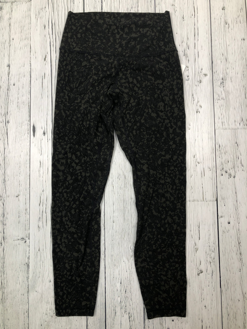lululemon green patterned leggings - Hers S/6