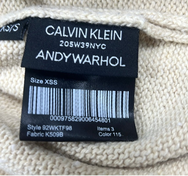 Raf Simons CK205W39NYC x Andy Warhol ‘Stephen Sprouse’ Knit Sweater XSS