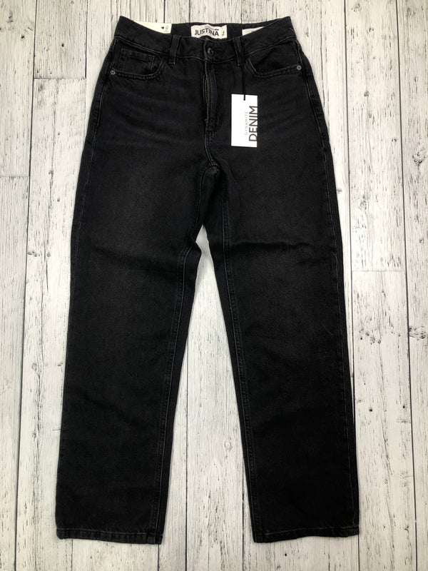 Justina black straight jeans - Hers S/4