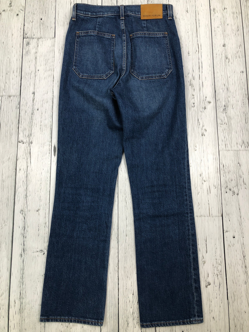 Denim Forum blue just peachy straight jeans - Hers XS/25