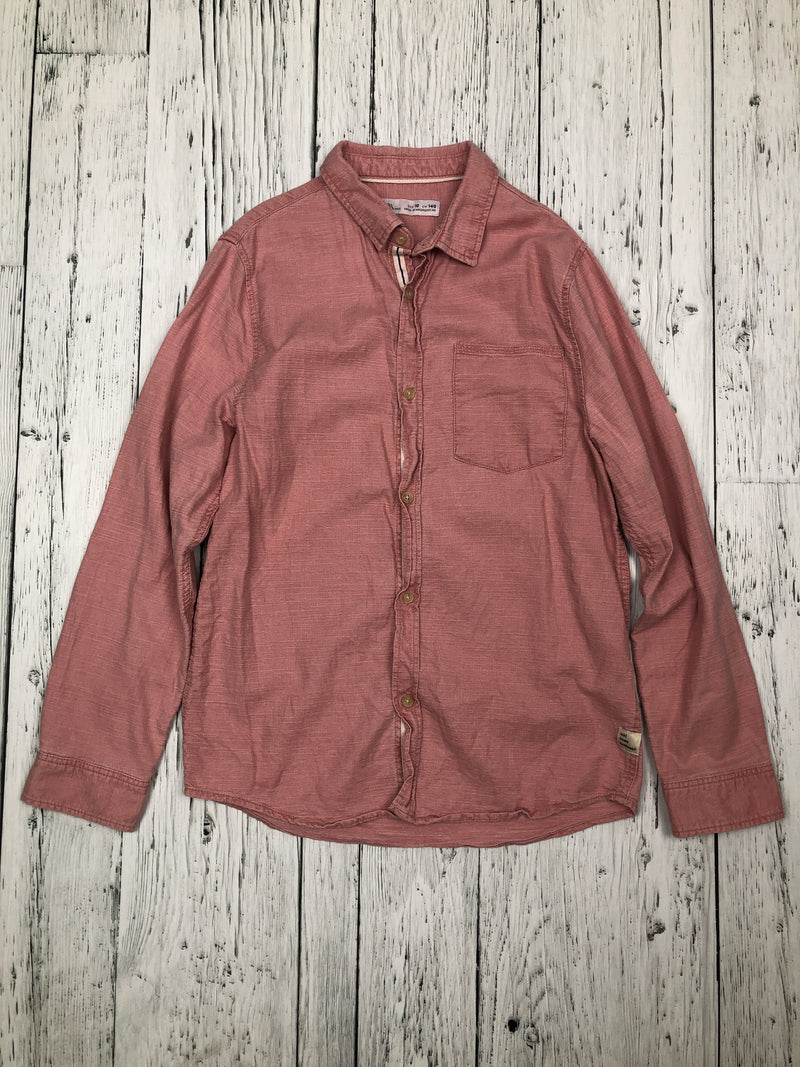 Zara pink button up shirt - Boys 10