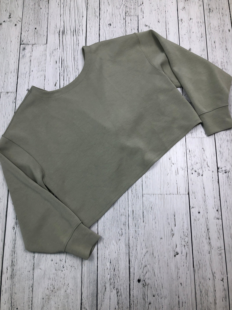 lululemon green cropped sweater - Hers L/12