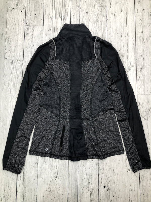lululemon grey black sweater - Hers S/6
