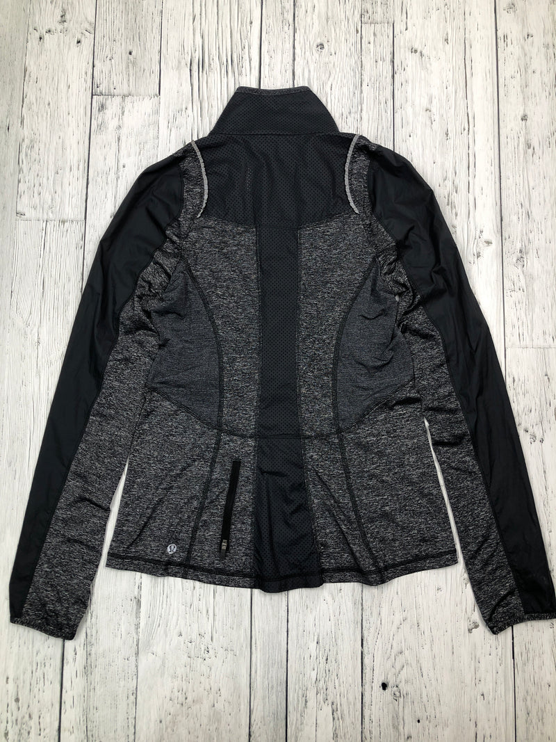 lululemon grey black sweater - Hers S/6