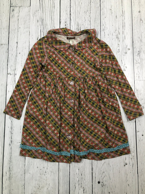 Matilda Jane clothing green patterned dress - Girls 6