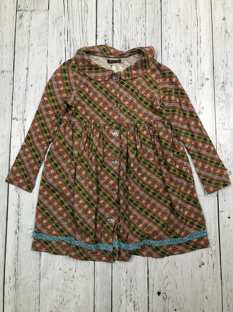Matilda Jane clothing green patterned dress - Girls 6