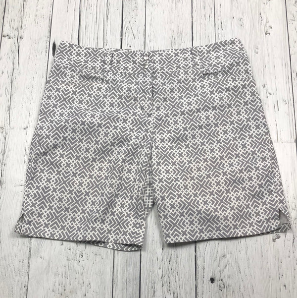 Adidas grey white patterned shorts - Hers S/6