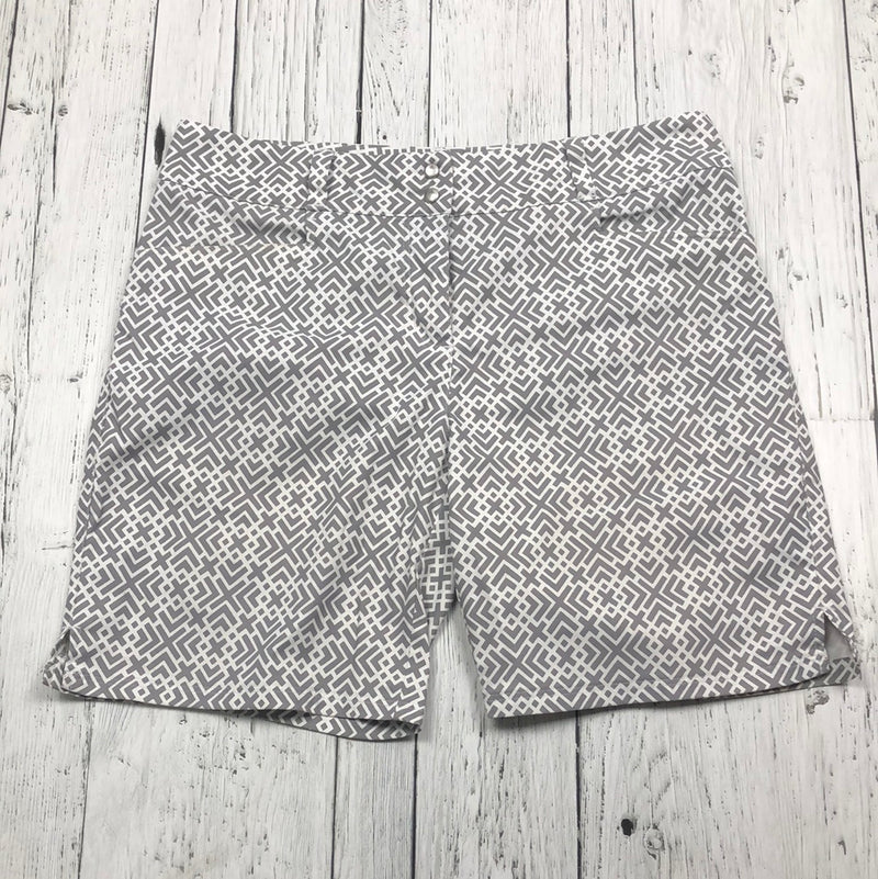 Adidas grey white patterned shorts - Hers S/6