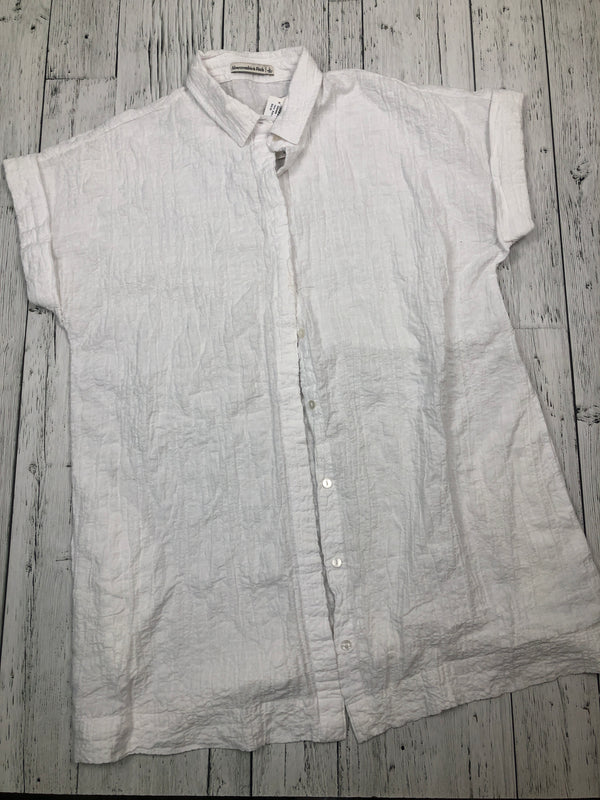 Abercrombie & Fitch white linen dress - Hers L