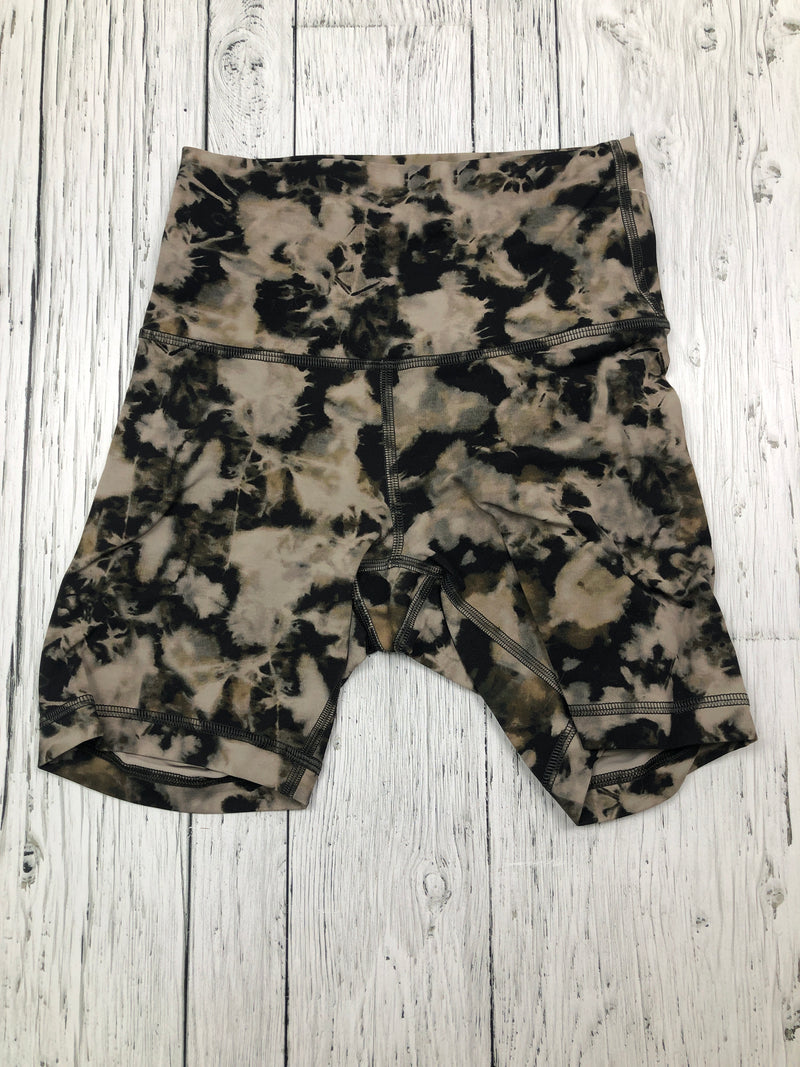 lululemon brown black patterned shorts - Hers XS/2