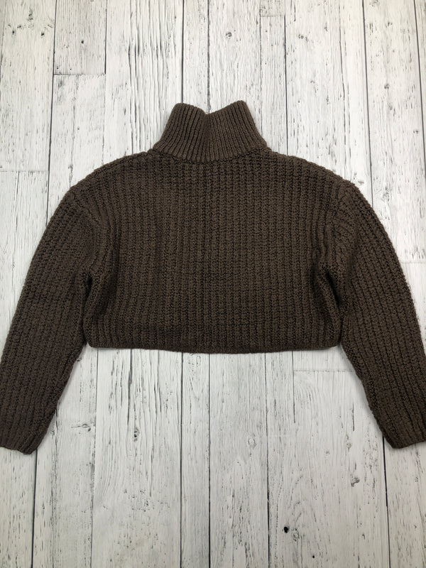 Garage brown knitted sweater - Hers S