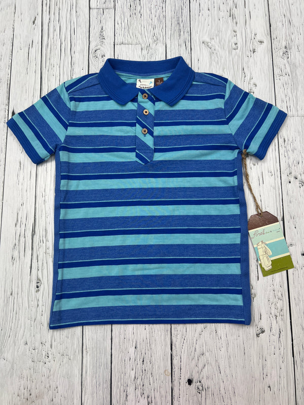 Fore!! blue striped collared shirt - Boys 5