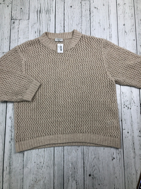 Babaton beige knit sweater - Hers M