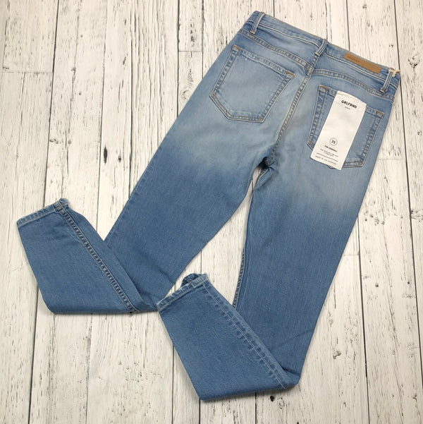 Grlfrnd distressed blue jeans - Hers XS/25