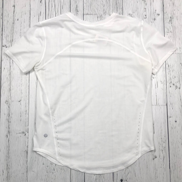 lululemon white t-shirt - Hers S/4