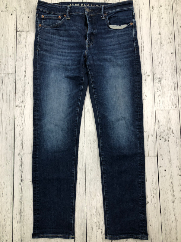 American Eagle slim straight blue jeans - His M/33x32