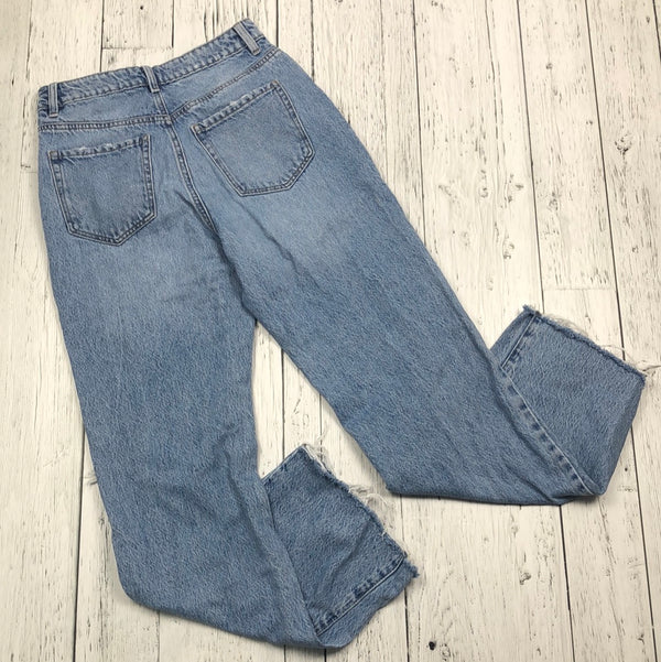 Garage distressed wide leg blue jeans - Hers 26