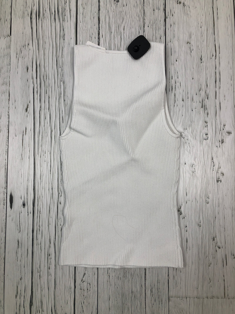 Sculpt Knit white tank top - Hers XS