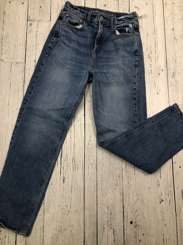 American Eagle blue jeans highest rise 90s boyfriend - Hers XS/2