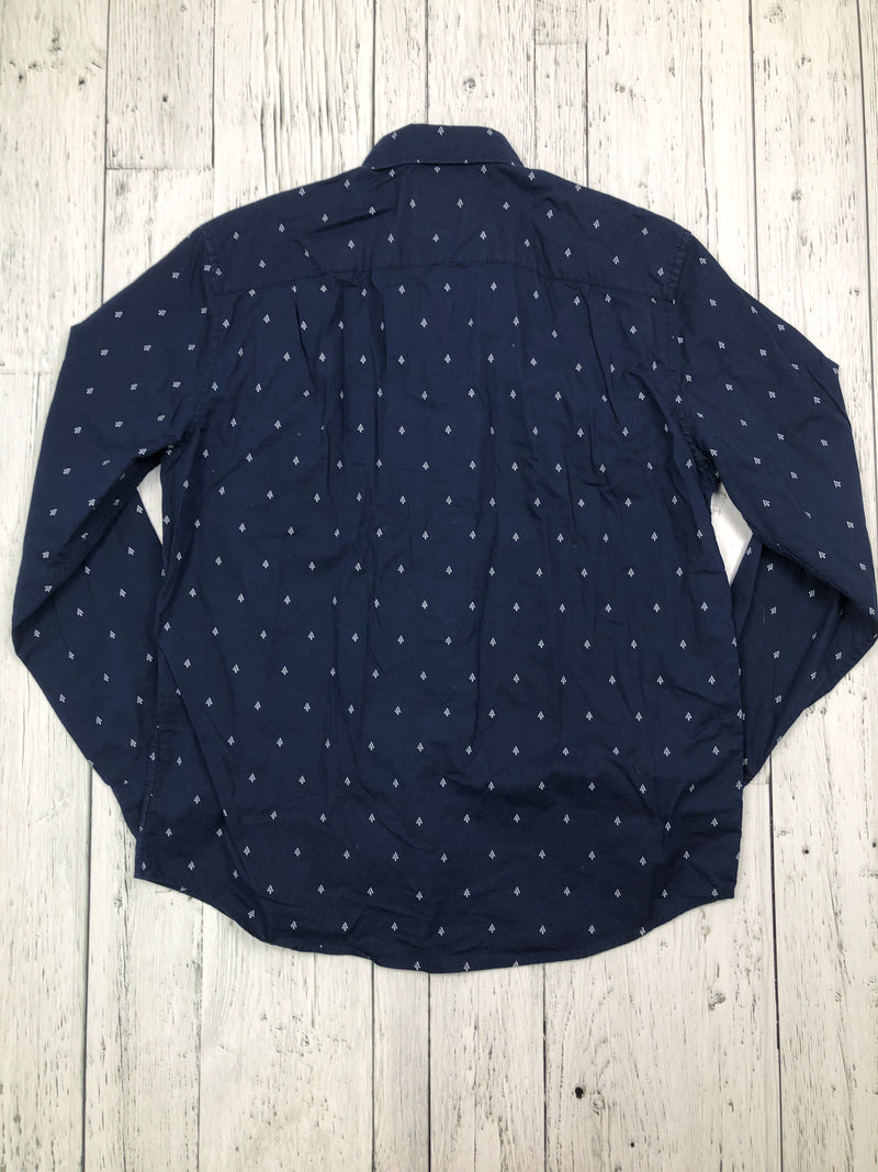 American Eagle navy patterned shirt - His M