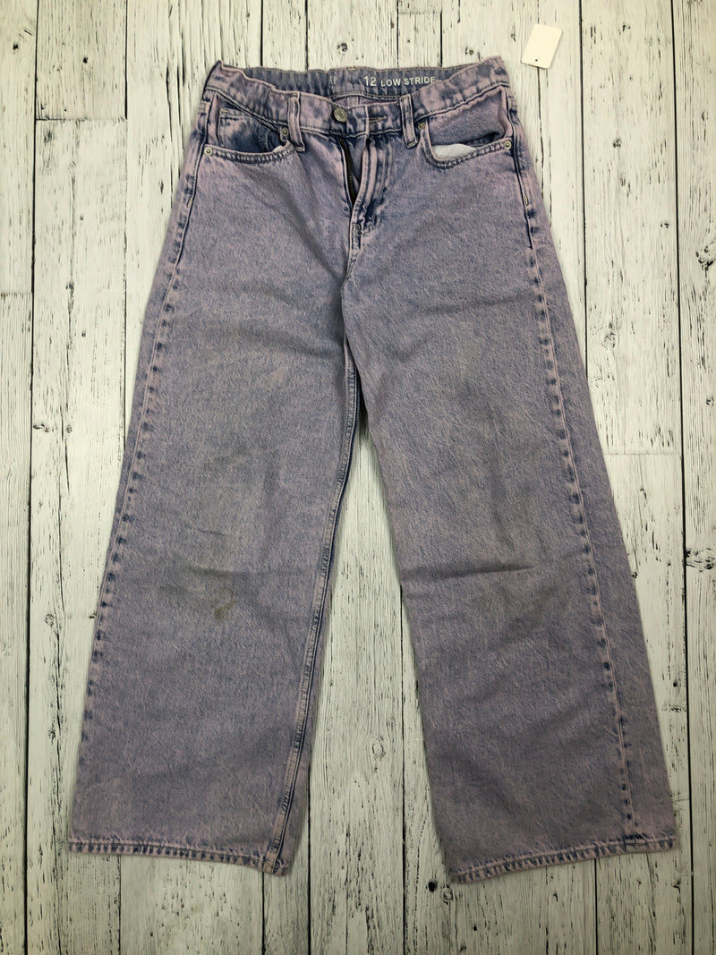Gap pink wide leg jeans - Girls 12