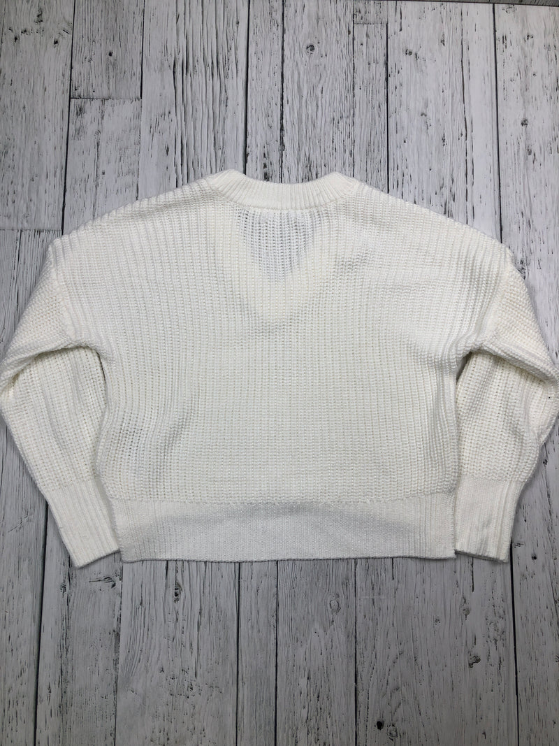 Abercrombie&Fitch white knitted sweater - Hers S