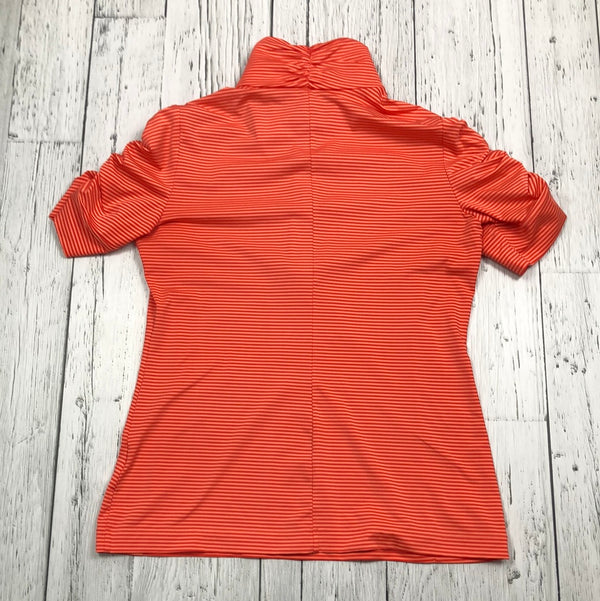 Nike golf orange red striped shirt - Hers M