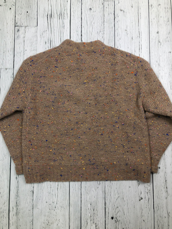 Theory brown patterned sweater - Hers S