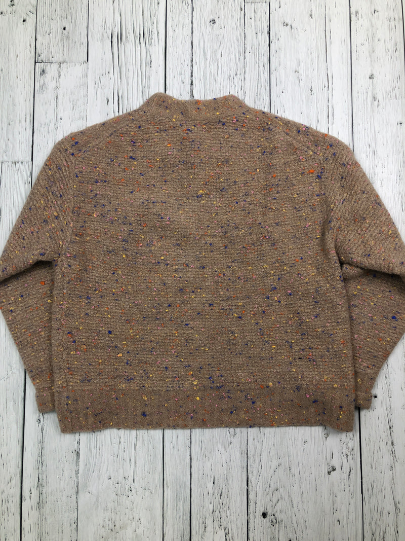 Theory brown patterned sweater - Hers S