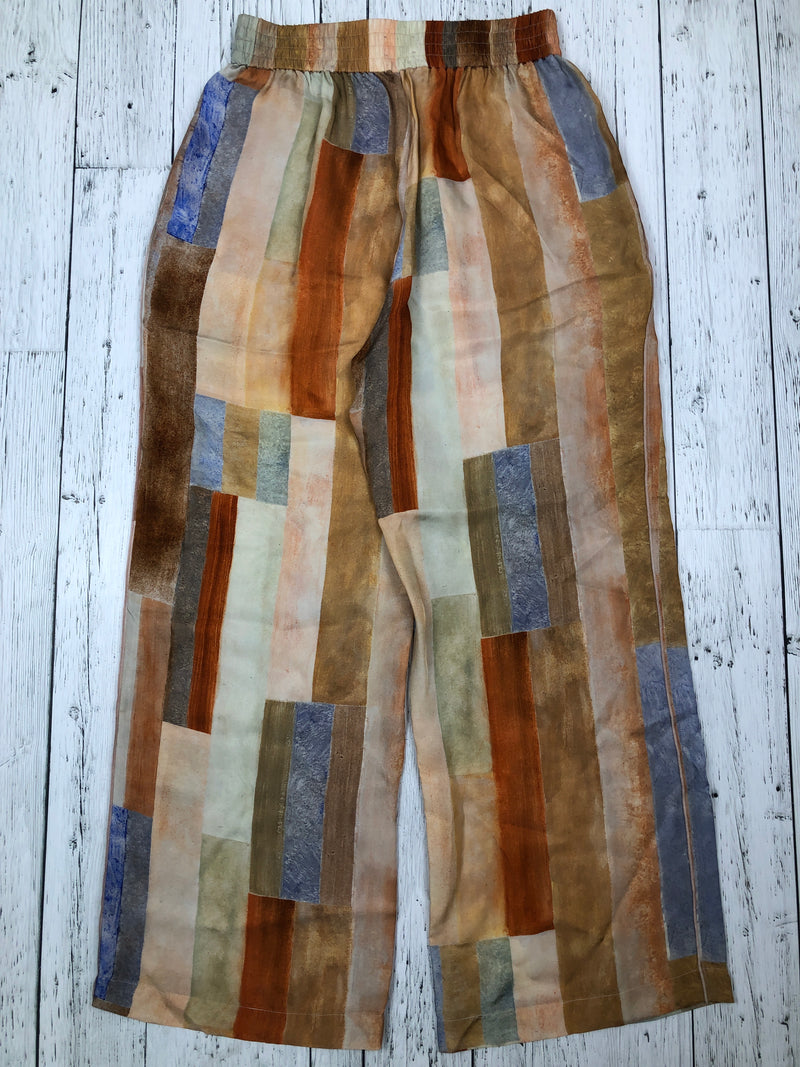 Wilfred Aritzia orange patterned pants - Hers S