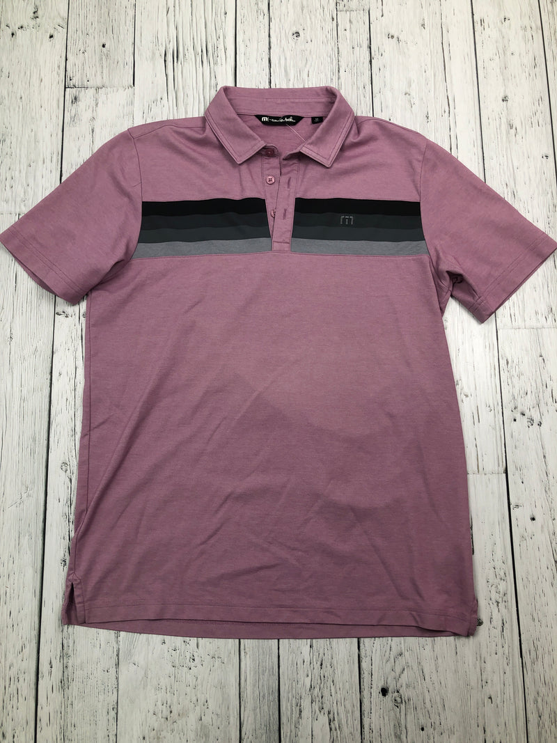 Travis Mathew purple golf shirt - His M