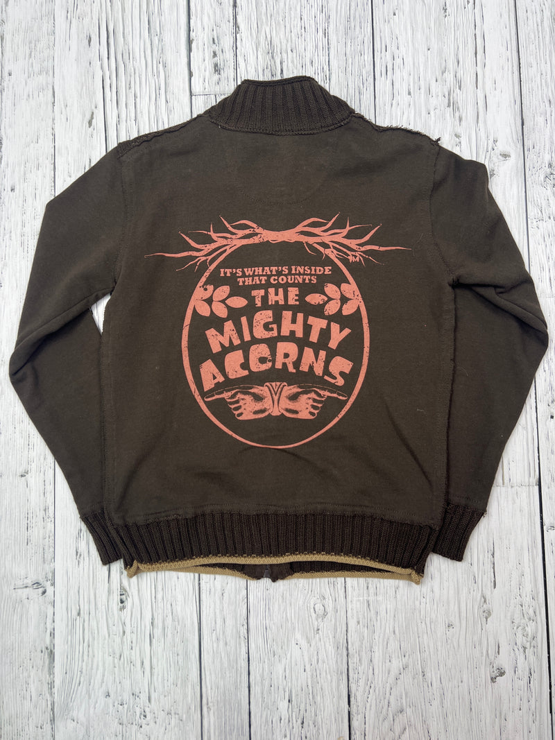 Mighty Acorns brown graphic sweater - Boys 6